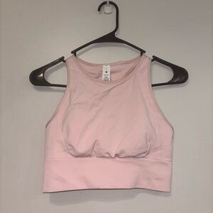 Lululemon Energy Bra High-Neck Longline - Light Pink